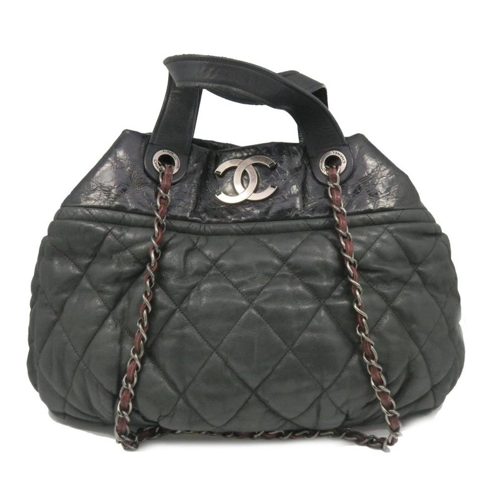 💎✨Authentic✨💎 Chanel Leather In the Mix 2way Hand-ground shoulder bag - Picture 2 of 16